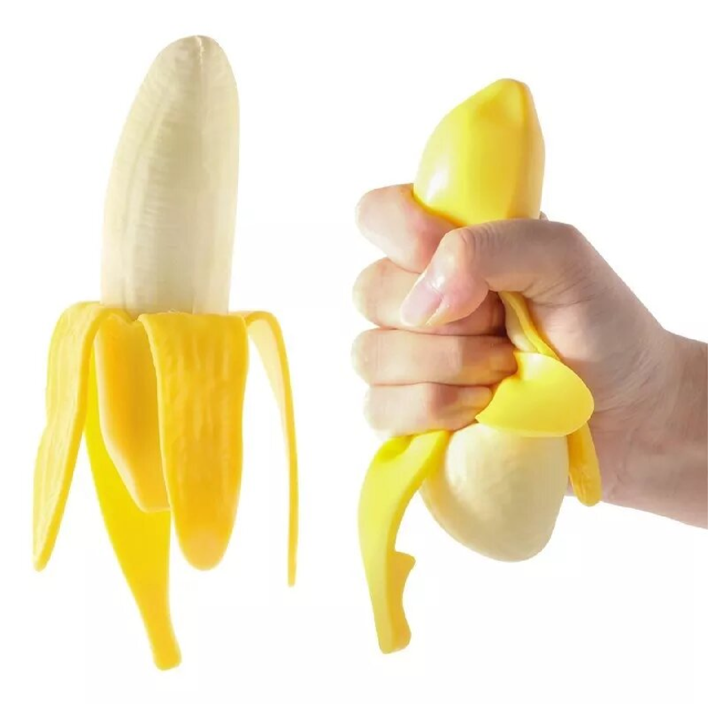 Picture of Realistic Squishy Stretchy Fun Banana Sensory Tactile Fidget Stress Toy
