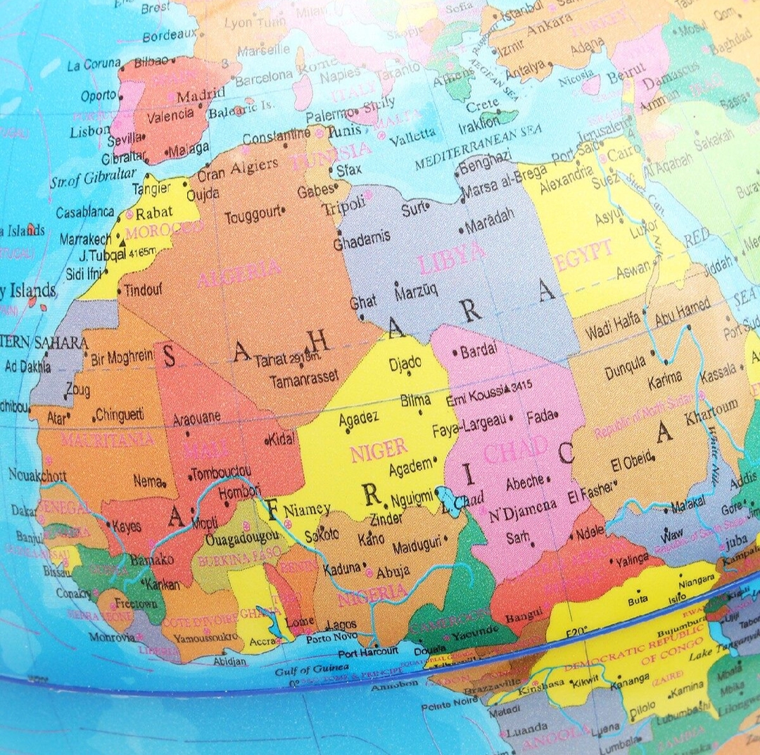 Picture of Exerz 10cm Mini Antique Globe (Diameter:  10cm)