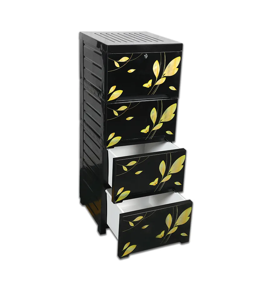 Picture of Supreme Wardrobe (Single-4D)-Golden Black