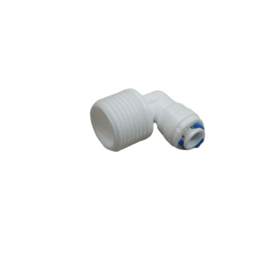 Picture of 1/2 Inch Male Thread To 1/4 (6mm) Inch Tube OD Quick Connect (Elbow) (01 Pcs)