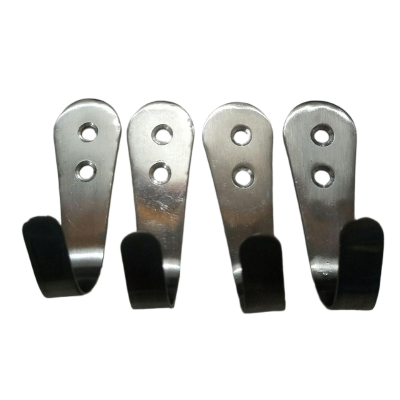 Picture of Stainless Steel Coat Hook 4 Pcs (With Screw & Royal Plug)