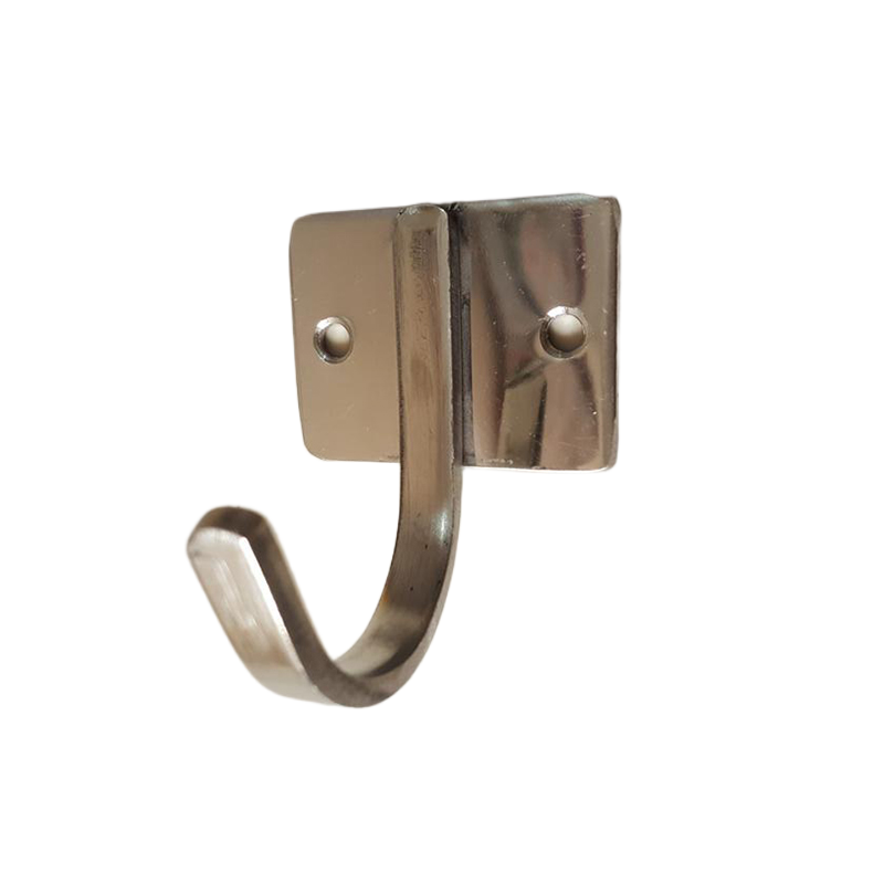 Picture of Coat Hook (Single Leg) Wall hangers Hook (With 2pcs Screw & 2pcs Royal Plug)