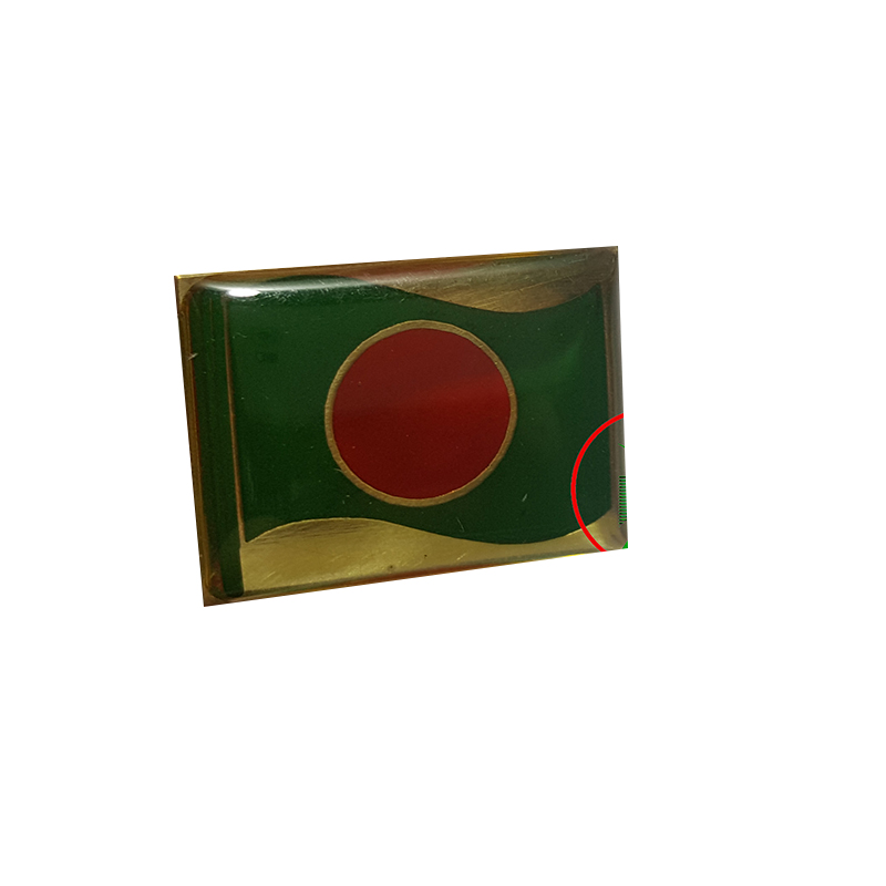 Picture of Bangladesh Flag Square Coat pin/ Hijab pin Broaches (01pcs)