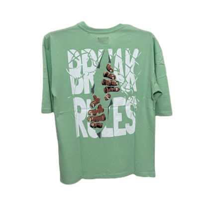 Picture of Premium Break Rules Printed Mean Color Drop Shoulder T-Shirt For Men (Printed Drop Shoulder T-Shirt For Men)