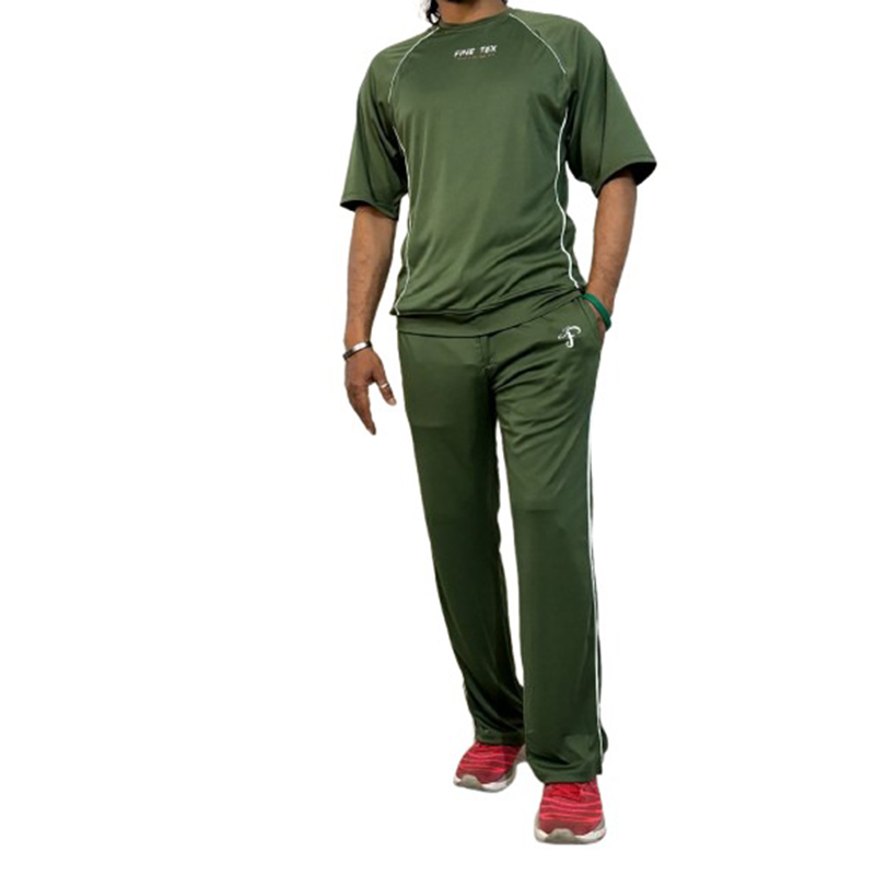Picture of Fine Tex Clothing Stylish T-Shirt And Trouser (China mass) Fabric soft and Comfortable - Trouser Full Set For Men