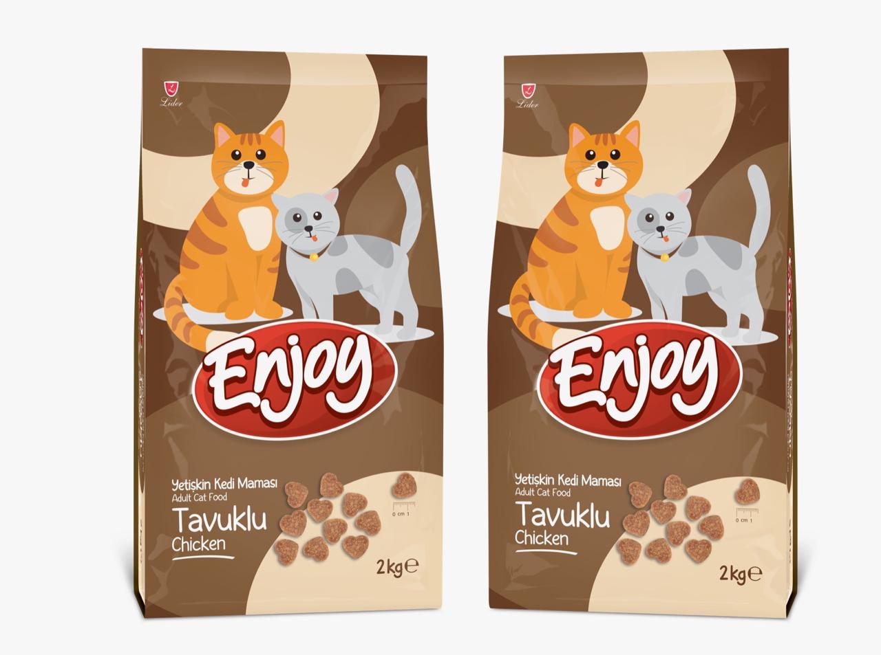 Picture of Enjoy Adult Dry Cat Food Chicken Flavour 1kg