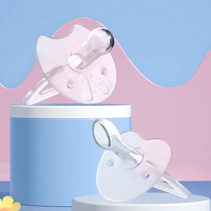 Picture of New Baby Pacifier Liquid Silicone Day and Night Design Round and Flat Nipple BPA Free