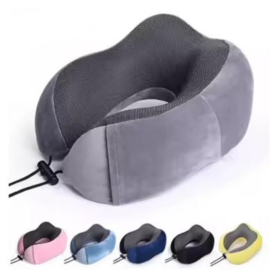 Picture of U Shaped Memory Foam Neck Pillows Soft Travel Pillow Massage Neck Pillow Sleeping Airplane Pillow Cervical Bedding