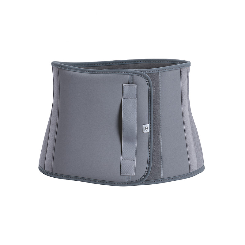 Picture of Abdominal Belt after delivery Tummy Reduction Trimmer Belly Slimming Binder for Women & Men Abdomen Compression Support Grey Hook and Loop closure