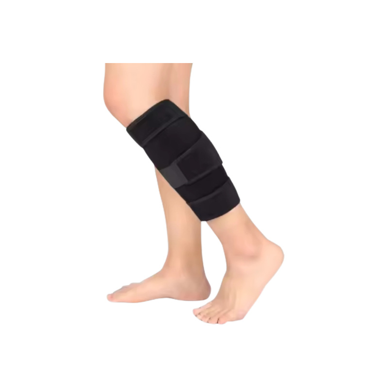 Picture of Calf Brace Adjustable Shin Splint Support Sleeve Leg Compression Wrap for Pulled Calf Muscle Pain Strain Injury, Swelling, Fits Men and Women