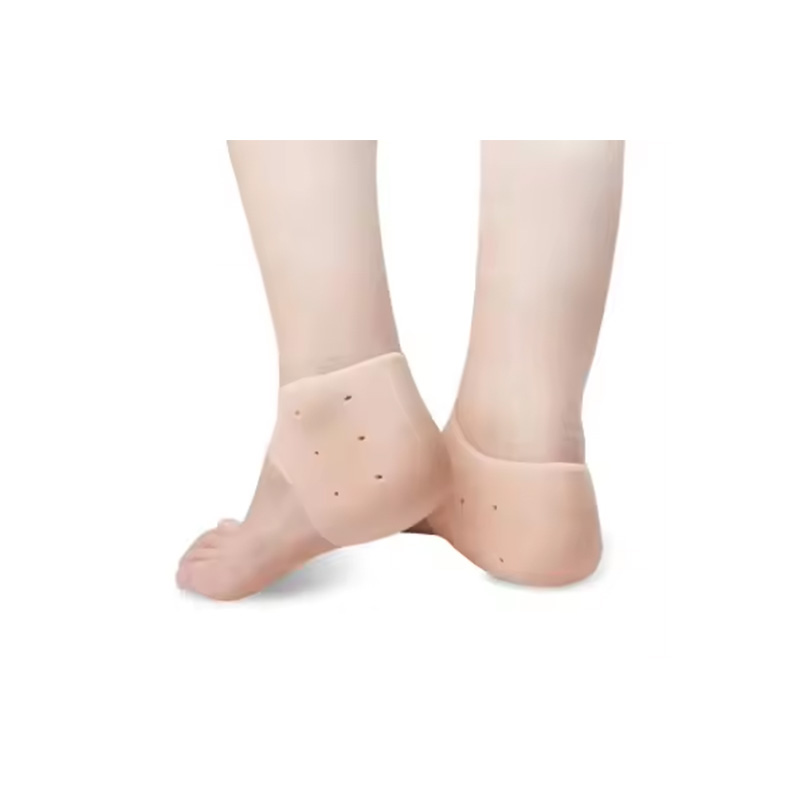 Picture of 2 pieces Heel Protector Protective Sleeve Heel Spur Pads for Relief Plantar Fasciitis Heel Pain Reduce Pressure on Heel