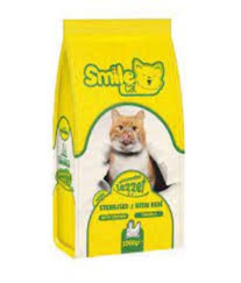 Picture of Smile Cat Food Sterilized with Chicken 1kg 