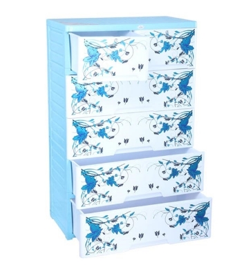 Picture of RFL Wardrobe Double 5D KD Deluxe - Blue