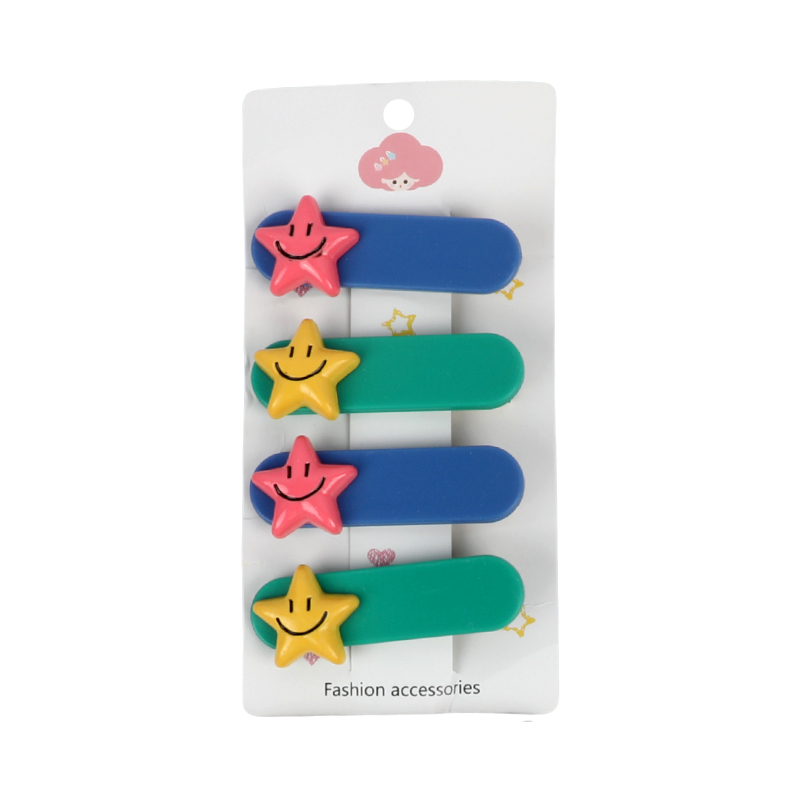 Picture of Happy Star Retro Snap Clip Set