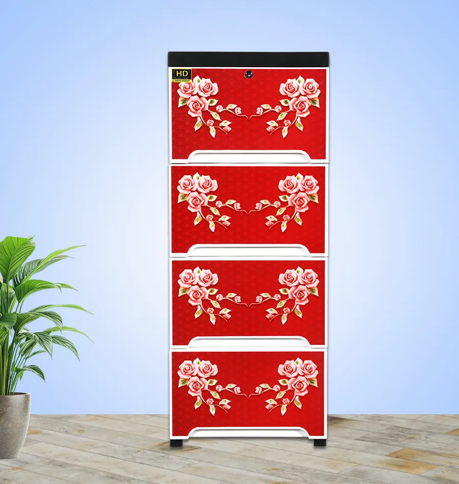 Picture of Wardrobe HD Print Single 4D -Red Rose-TEL