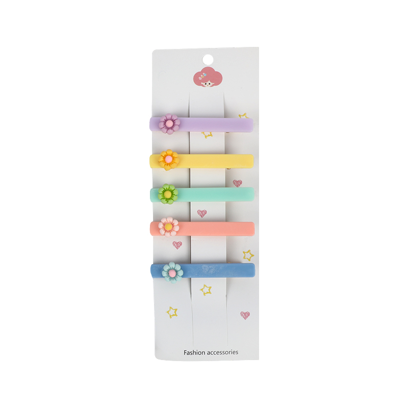 Picture of Daisy Chain Pastel Snap Clips (5-Pack)