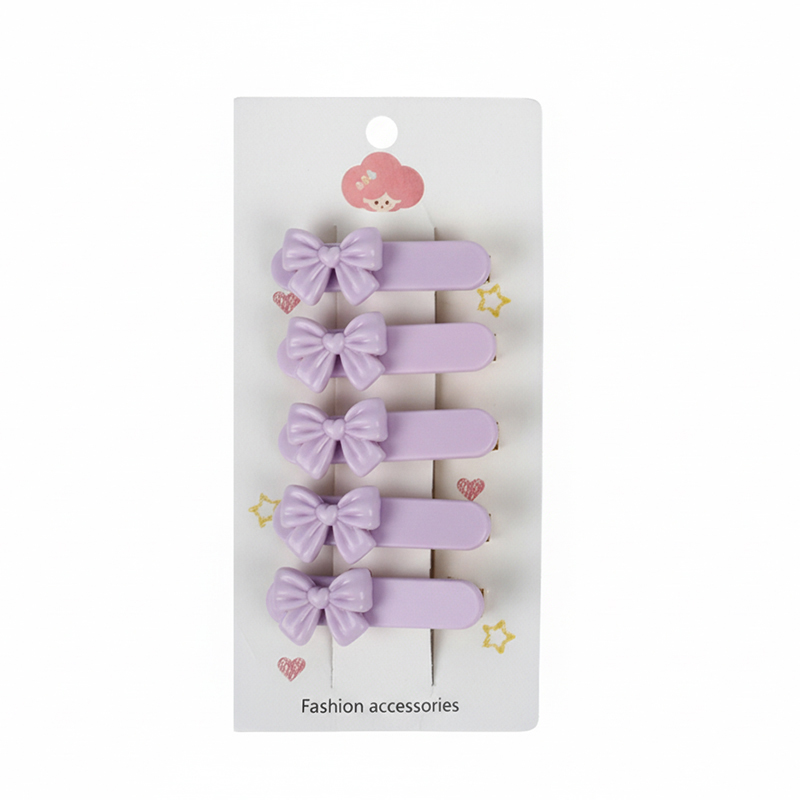 Picture of Lilac Dream Matte Bow Hair clips