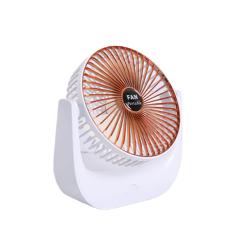 Picture of Compact, powerful, and quiet 3-speed battery-powered desktop fan, Fan Portable F138