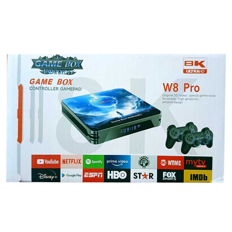 Picture of Smart Android TV Box H313 W8 PRO Wireless Tv Game Console Dual Controller Game Stick 8K 36574 Game Console Set-top Box