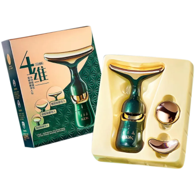 Picture of 3 In 1 Face Massager Neck Facial Eye Massage Introducer Microcurrent Skin Rejuvenation Anti Aging Beauty Device