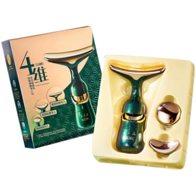 Picture of 3 In 1 Face Massager Neck Facial Eye Massage Introducer Microcurrent Skin Rejuvenation Anti Aging Beauty Device