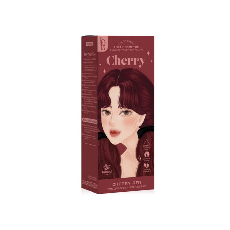 Picture of Kota Hair Color Cream Cherry - Cherry Red