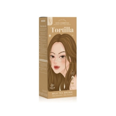 Picture of Kota Hair Color Cream Tortilla - Milk Tea Brown