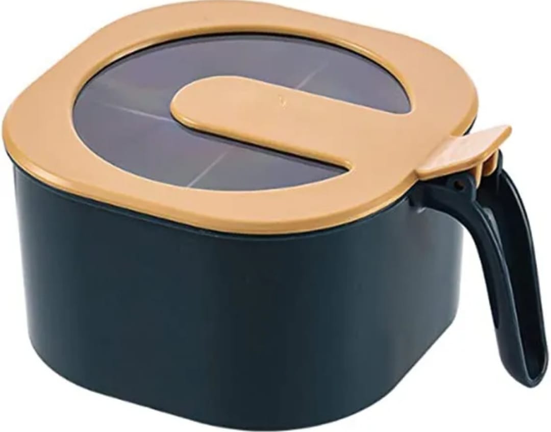 Picture of 4 in 1 Spice Jar Set - Salt and Pepper Seasoning Box - Kitchen Condiment Cruet Storage Container - Spice Rack - Seasoning Bottle/525