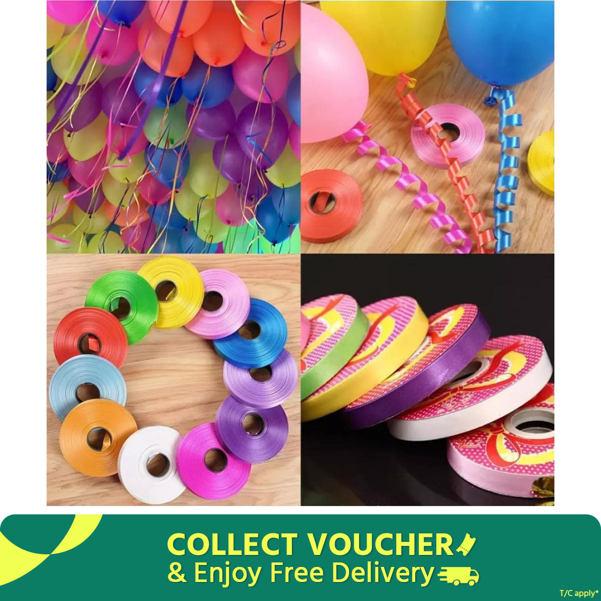 Picture of Ribbon/curling ribbon/plastic ribbon/balloon ribbon