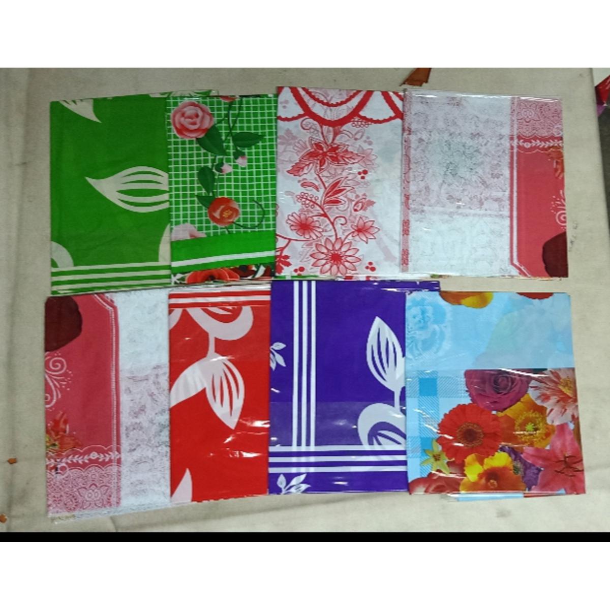 Picture of PVC table cover/transparent table cover/Fruit and flower design table cover/plastic table cloth-7.5fit 4.5fit for 6 chairs