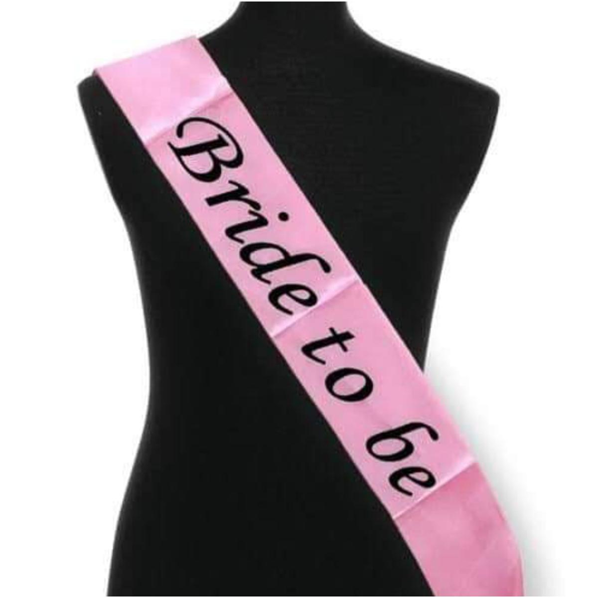 Picture of Bride to be sash/bride to be party sash for girls and womans