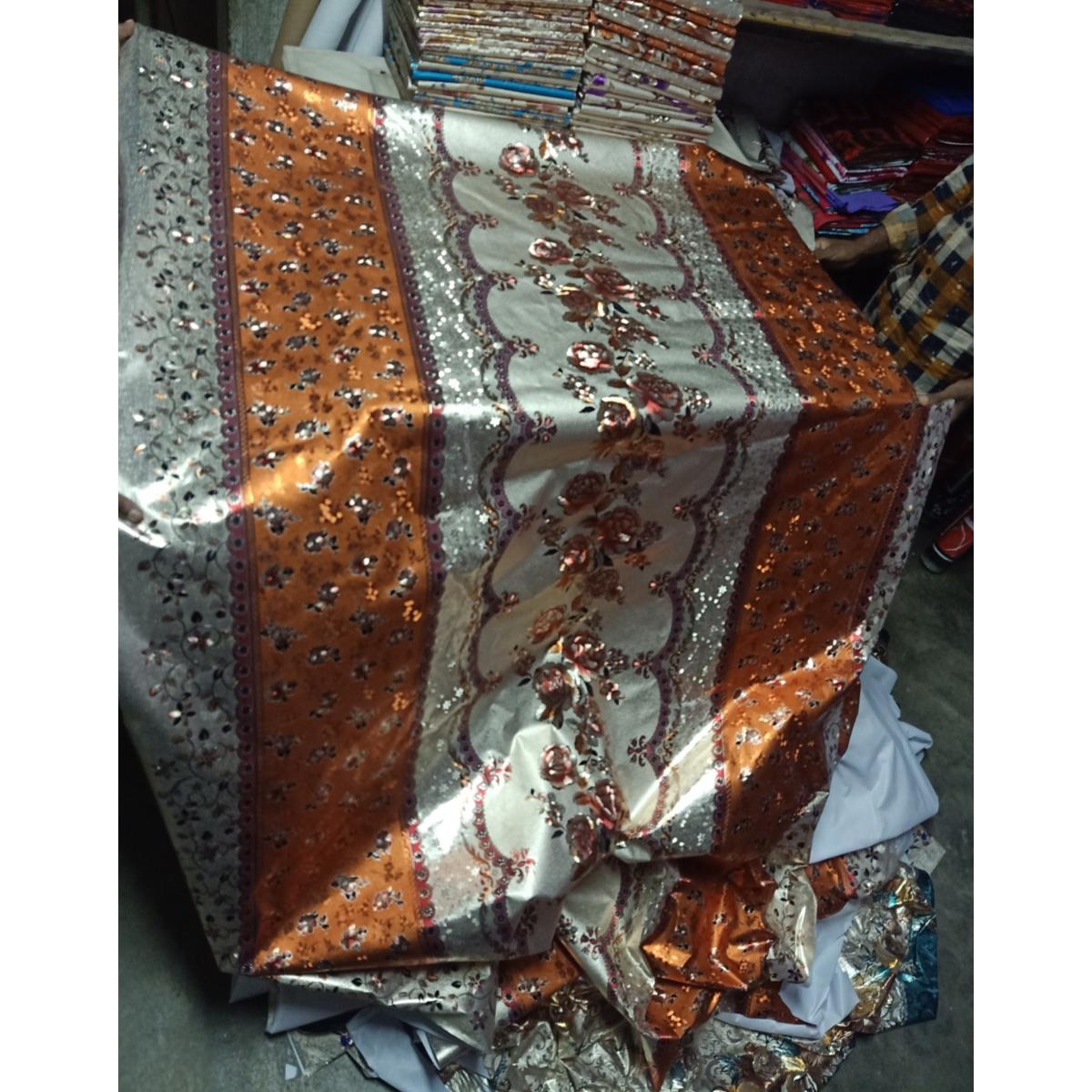 Picture of 6 chair chai PVC Plastic Kitchen Table Cloth Oil Proof Water Proof Fabric Table Cover/5d table cover/PVC 6 chair Dining Table Cover ,Table cloth Mat Table Cover - 84'' by 55'' inches / 7 fit by 4.7 fit