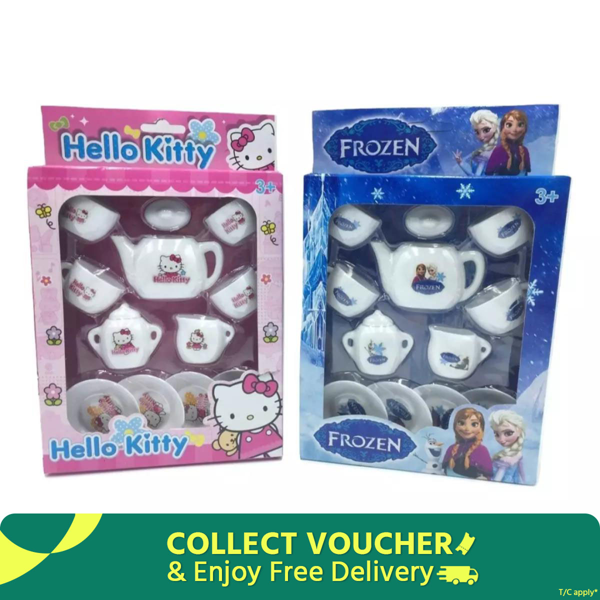 Picture of Baby Toy Playing Beautiful Design 12pcs Tea Cup Set Mini Tea Cup Item/kids play tea up set