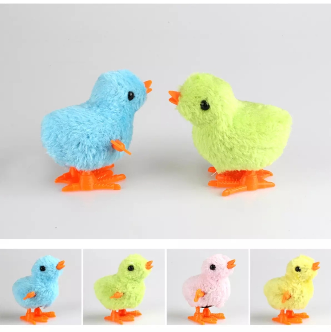 Picture of Clockwise Key Type Toy Chicken Toy 1Pieces/Baby Cute Cartoon Chick Wind Up Walking Chicken Toys
