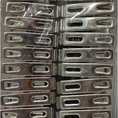 Picture of স্টেইনলেস স্টিলের কাপড় শুকানোর ক্লিপ-রূপালী 20 পিস সেট - cloth hanger