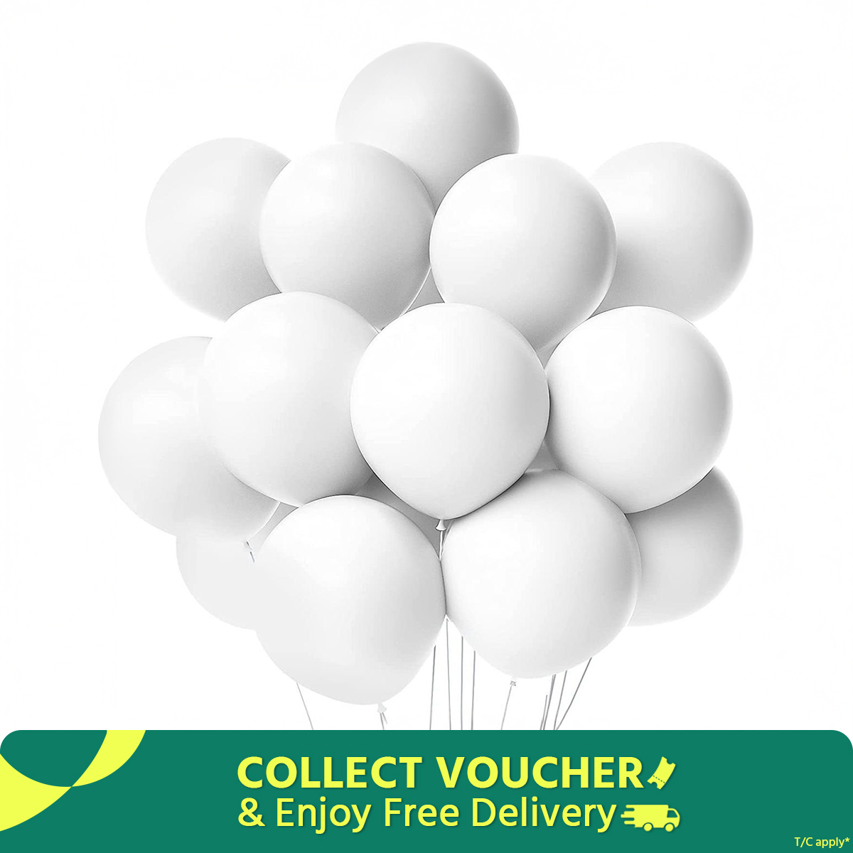 Picture of white balloon-10pc/0white monty balloon 10pc