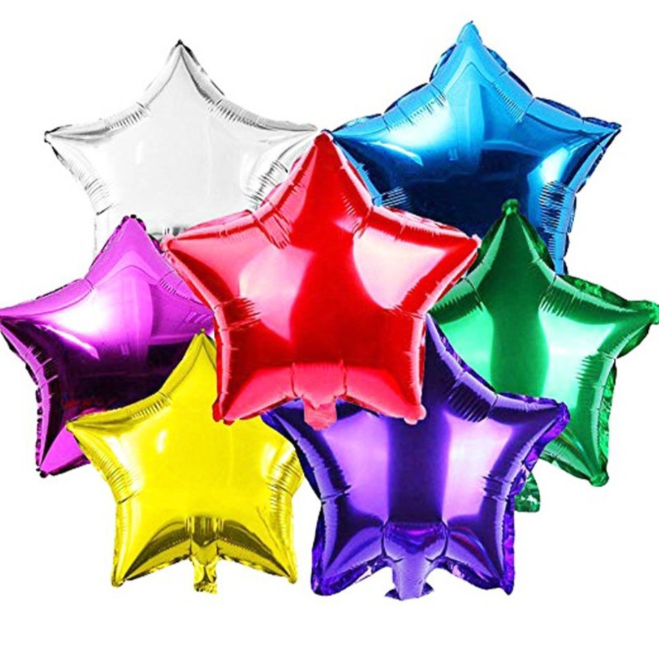 Picture of Star shape foil balloon/Helium Star Shaped Foil Balloon for Wedding, Anniversary, Baby Shower, Birthday Party Decoration Balloons