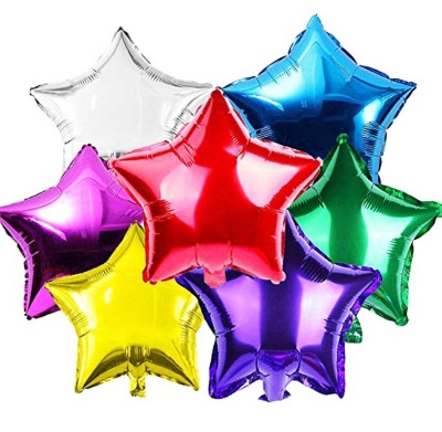 Picture of Star shape foil balloon/Helium Star Shaped Foil Balloon for Wedding, Anniversary, Baby Shower, Birthday Party Decoration Balloons