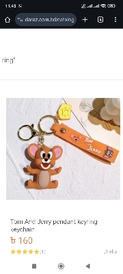 Picture of Tom And Jerry pendant keyring keychain