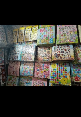 Picture of Sticker for kids-1 pata/3D Cartoon Anime Princess Sticker for Kids Notebook Stickers DIY Scrapboo