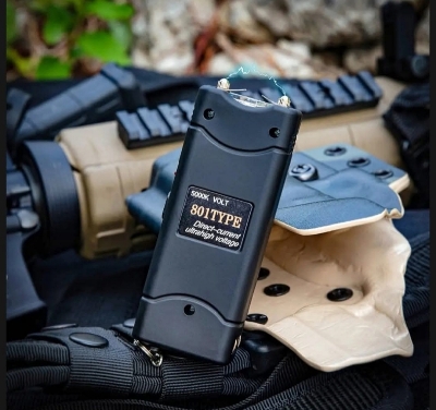 Picture of Self Security Tools Rechargeable Electric Flashlight Lower Price In Bangladesh Model ART NO.801/electric shock Power/self defence shock for girls with flashlight