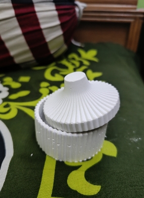 Picture of Home Decor Round shape concrete jwellery box