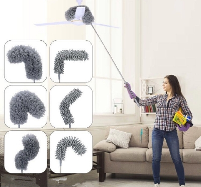 Picture of Bendable Feather Duster with Extra Long Extendable Microfiber Duster/Car Furniture Gap Cleaning Brush Dust Removal Tool-Gadget Biz