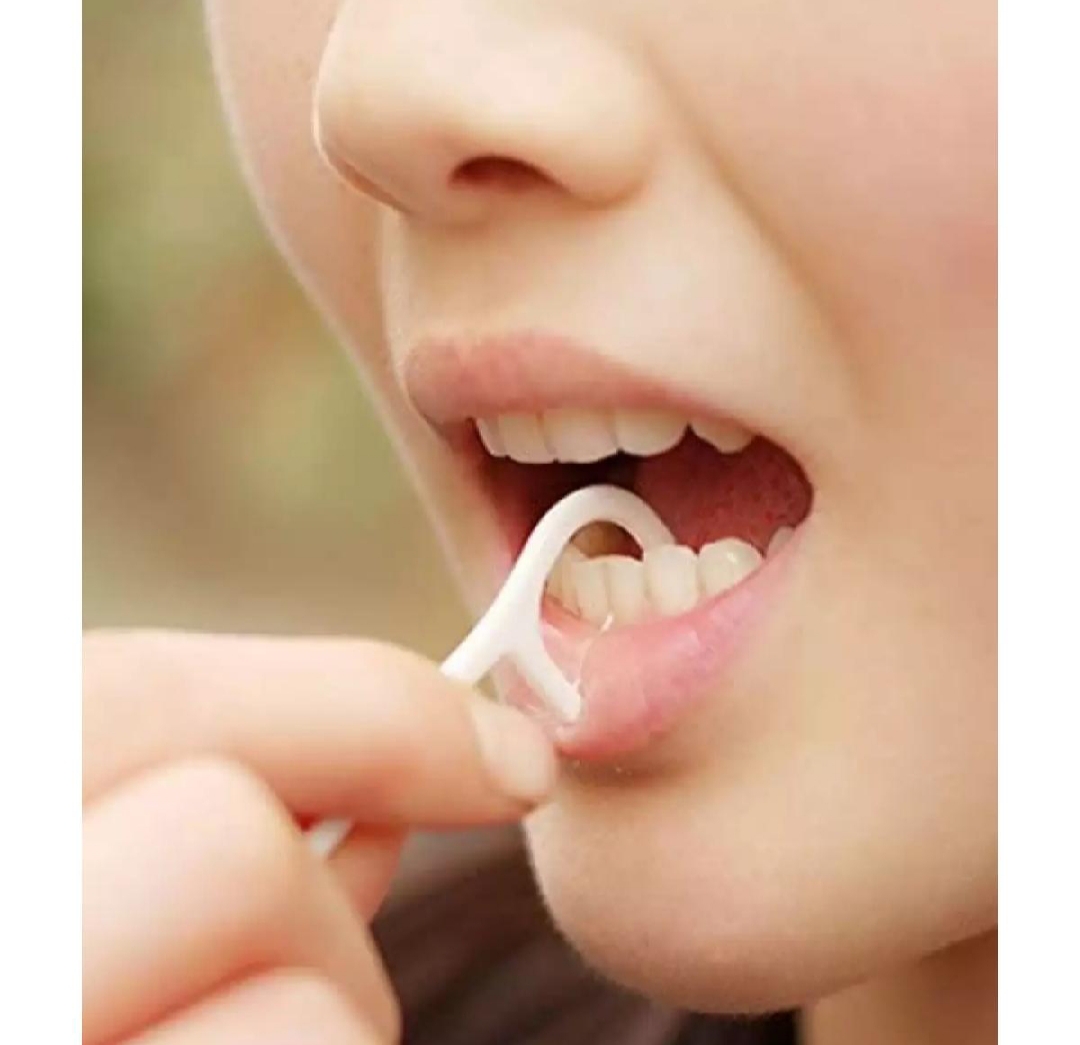 Picture of Dental Floss Toothpick 30pcs box/Procare Macromolecule Dental Floss Pick Toothpick Inner dental Cleaner Tooth Picks