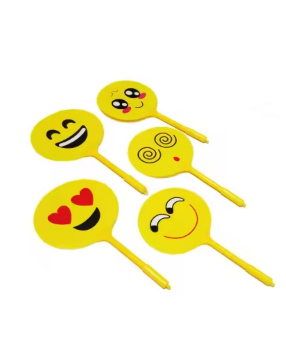 Picture of Emoji pen with fan birthday gift 1pc/2pc/3pc/4pcs set