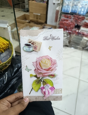 Picture of Thank You Gift Card/3D Happy Birthday Greeting Card for Wish on Birthday