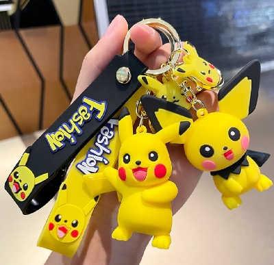 Picture of Pikachu key ring/Pikachu Key Chain Anime Fashion Keychain