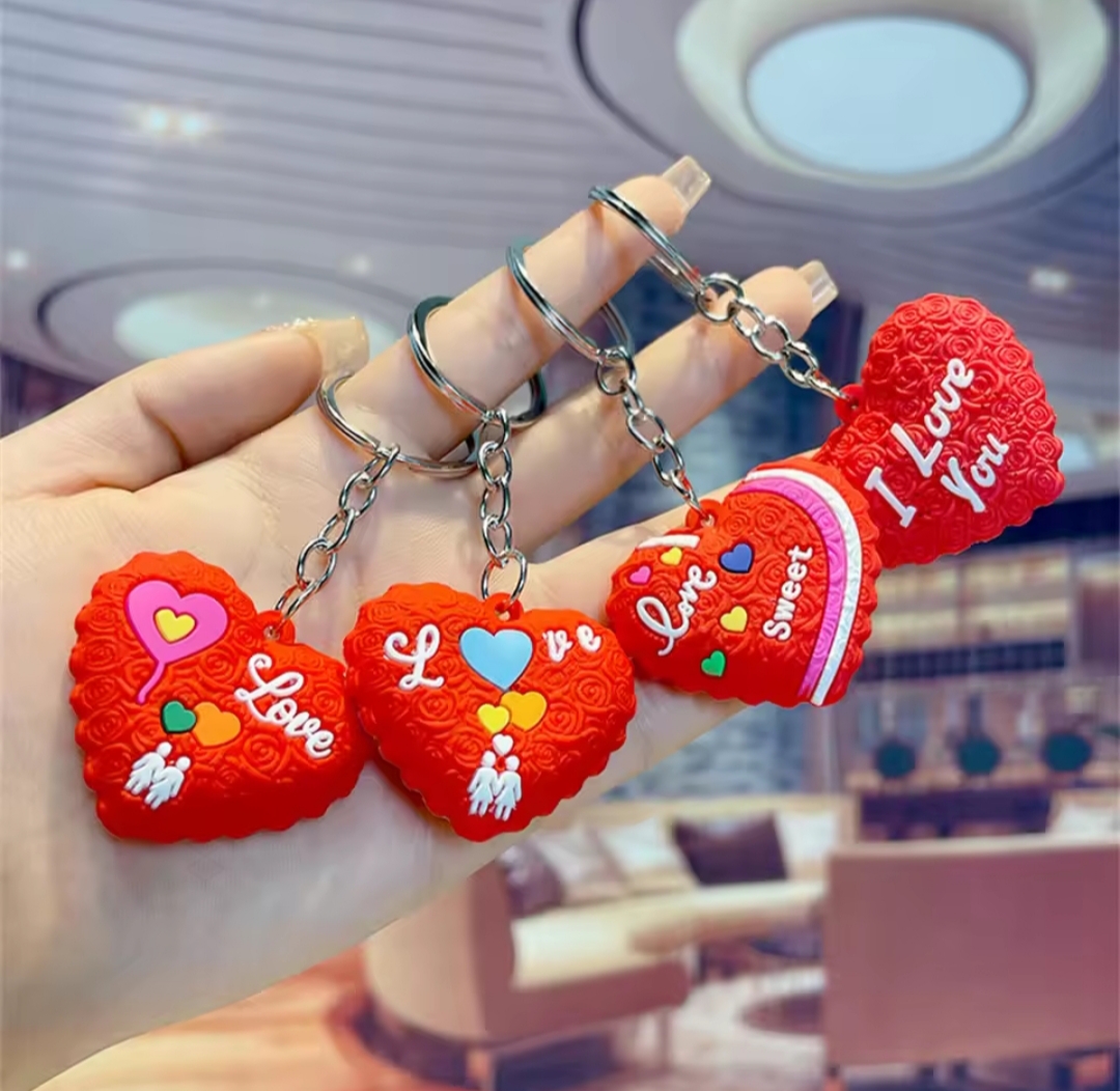 Picture of Heart Shape Key Ring-1pc for Your Car, Bike, Home, Office Keys For Men