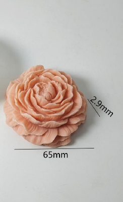 Picture of Elegant Floral Design peony candle-1pc