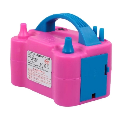 Picture of Electric balloon pumper/Electric Balloon Pump with Double Nozzle Inflator Blower Portable Pump for Party, Wedding, Birthday, Promotional Measurements and Festival Decoration
